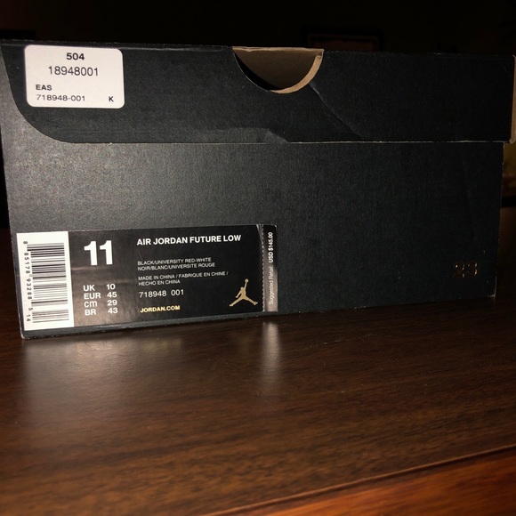 Jordan Future Midnight Blue sz 11 gently worn - Picture 3 of 6